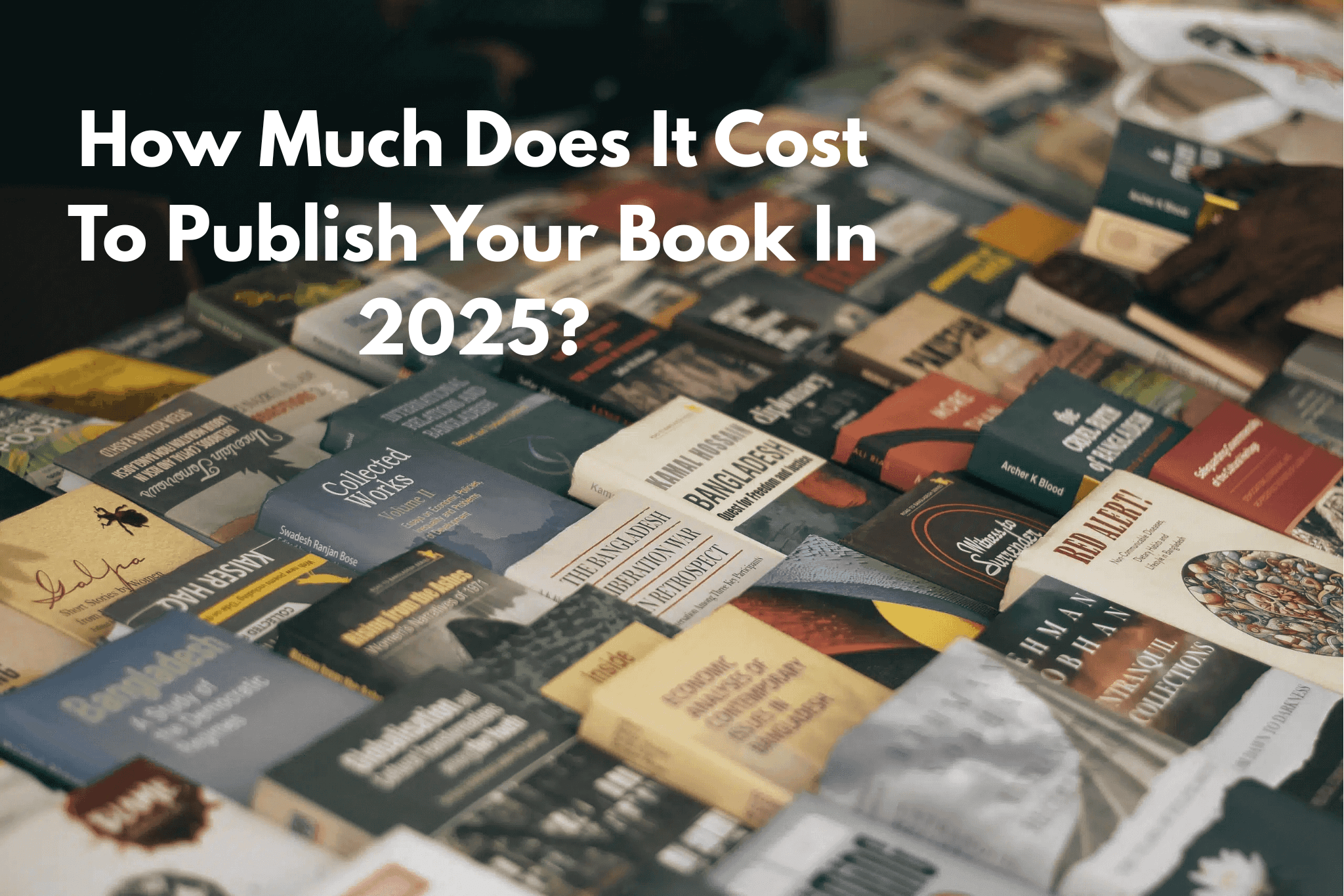How Much Does It Cost To Publish A Book In 2025