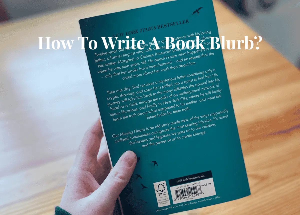 How To Write A Book Blurb