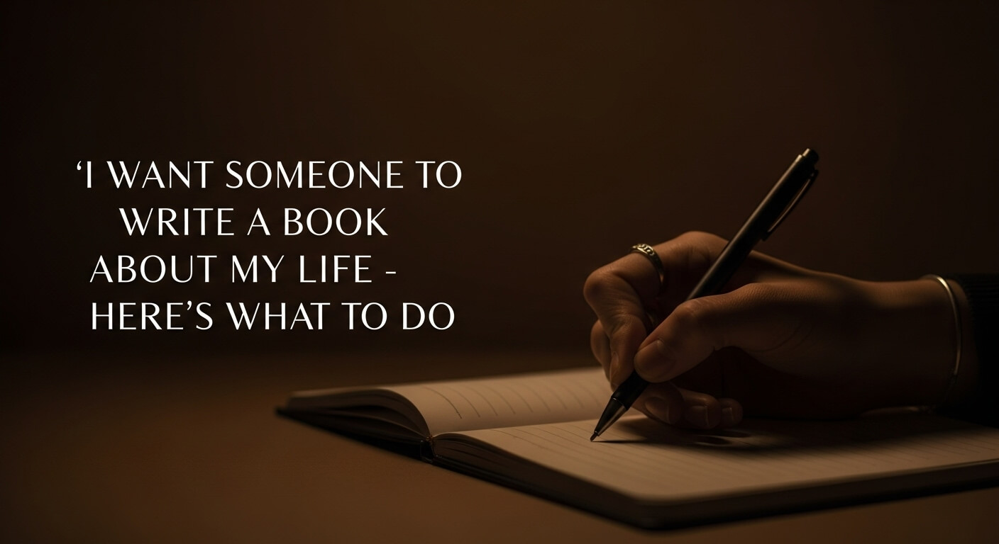 I Want Someone to Write a Book About My Life