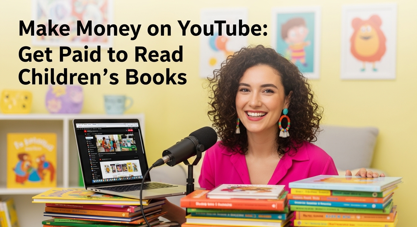 Make Money on YouTube Get Paid to Read Children's Books