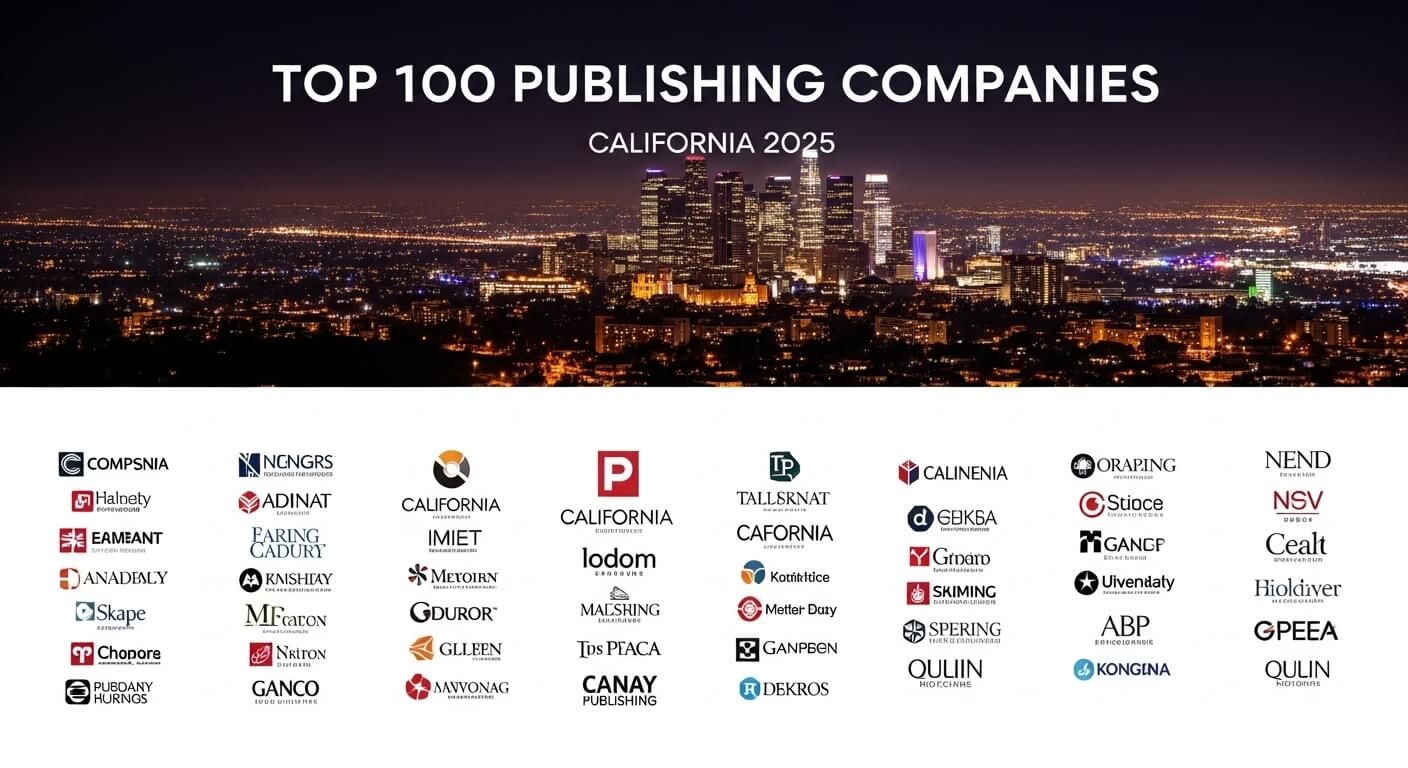 Top 100 Book publishing companies in California for 2025