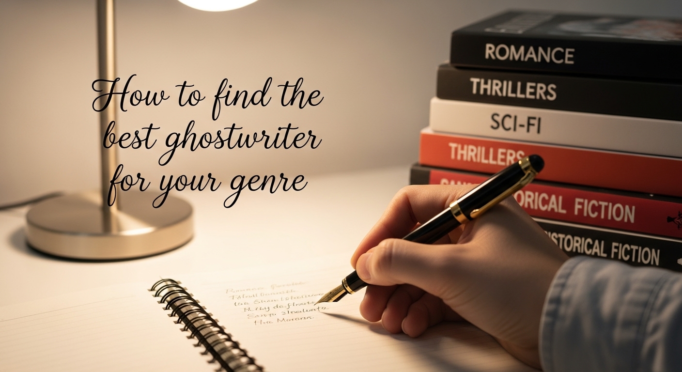 How To Find the Best Ghostwriter for Your Genre