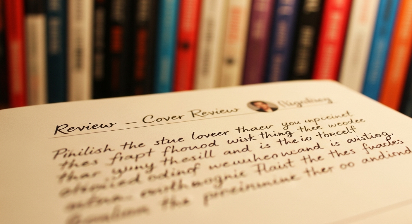 How To Write A Book Cover Review