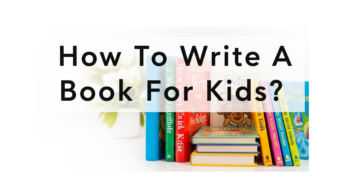 How To Write A Book For Kids?
