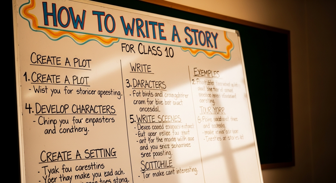 How To Write A Story For Class 10