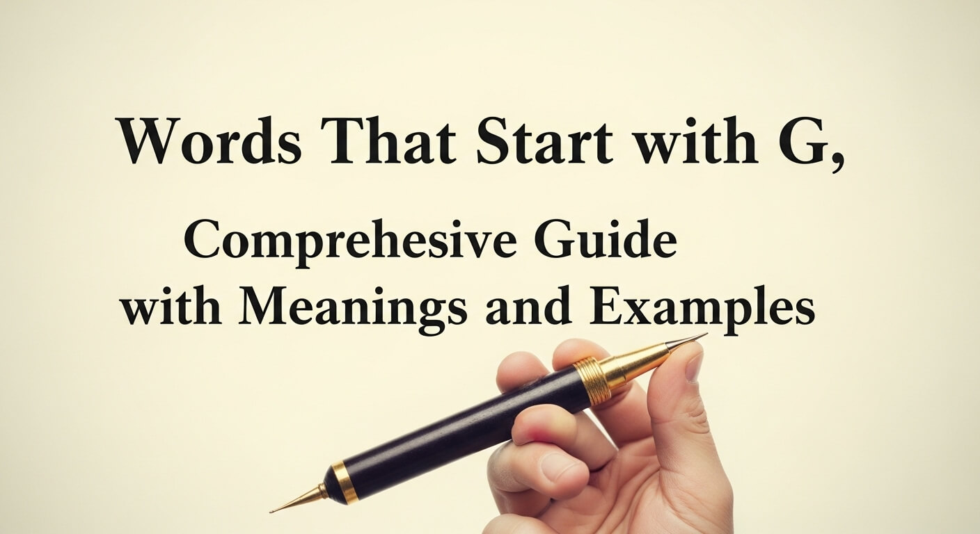 Words That Start with G