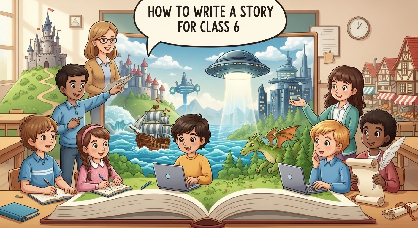 How To Write A Story For Class 6