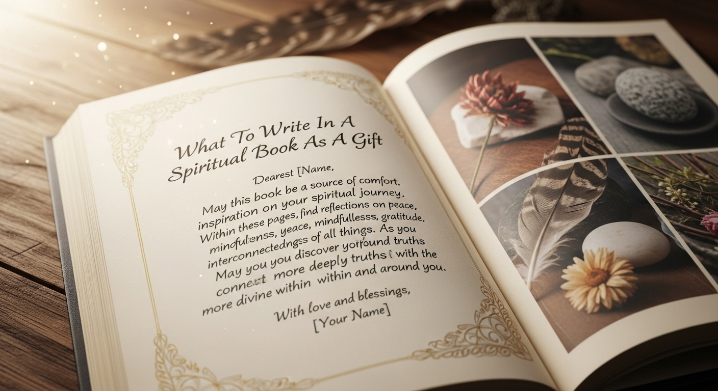 What To Write In A Spiritual Book As A Gift