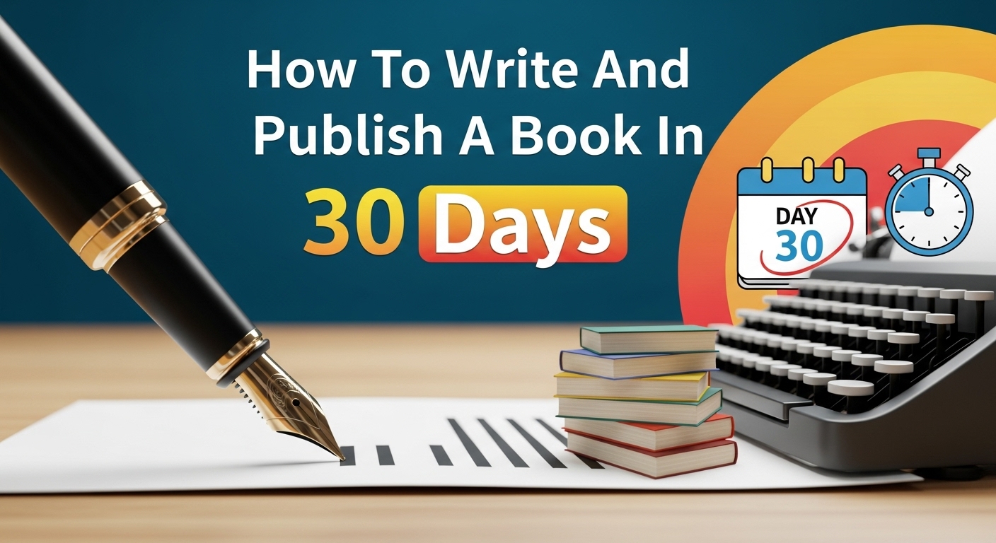 How To Write And Publish A Book In 30 Days