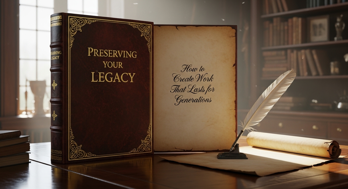 Preserving Your Legacy: How to Create Work That Lasts for Generations
