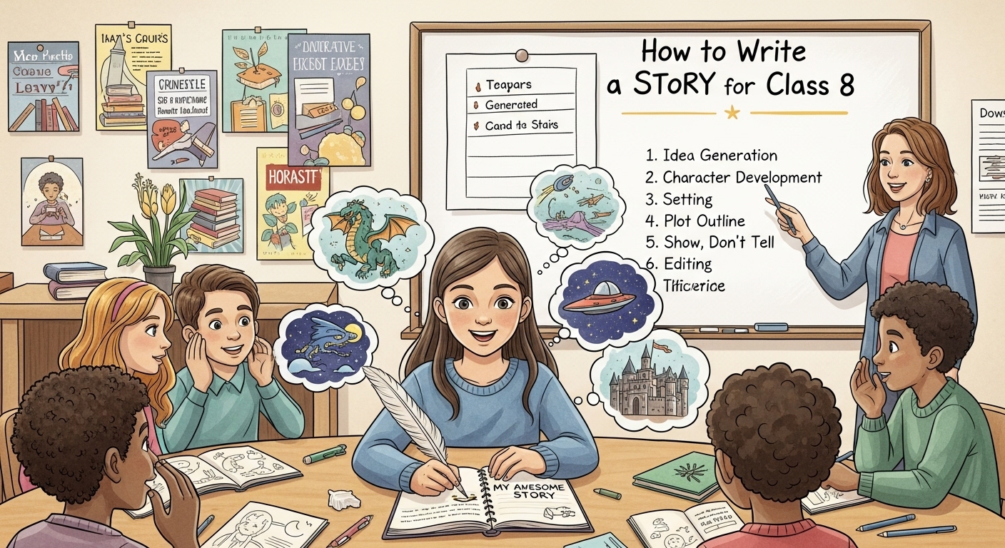 How to Write a Story for Class 8