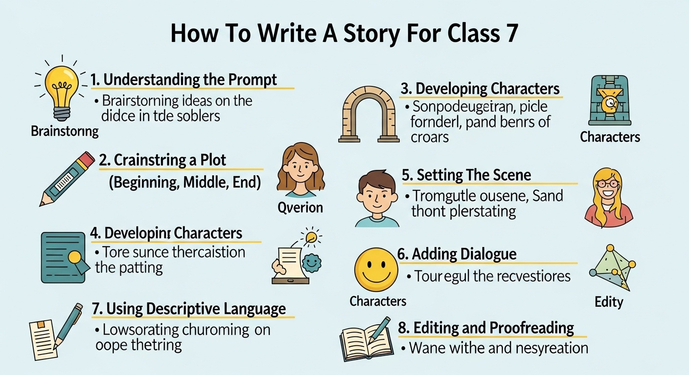 How To Write A Story For Class 7