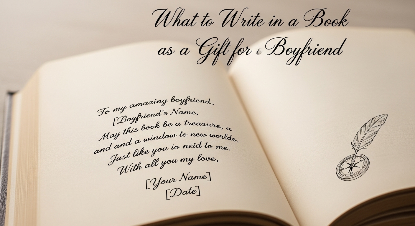 What to Write in a Book as a Gift for Boyfriend