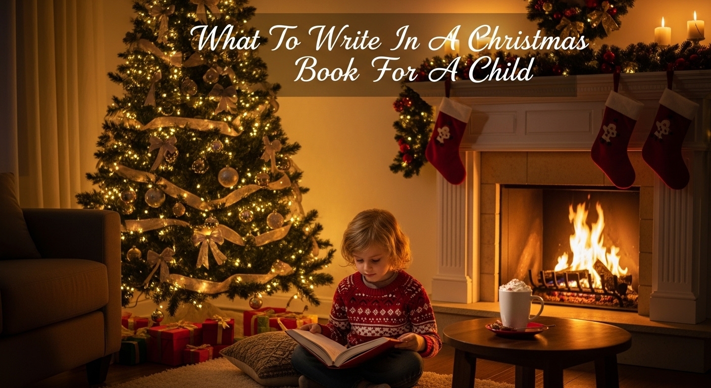 What To Write In A Christmas Book For A Child
