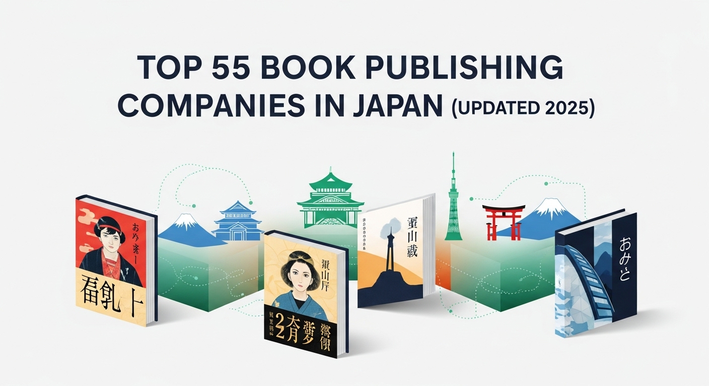 Top 55 Book Publishing Companies in Japan