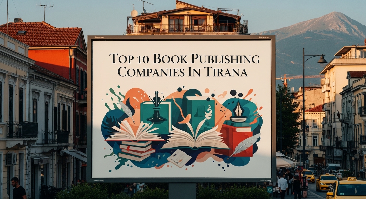 top 10 book publishing companies in Tirana