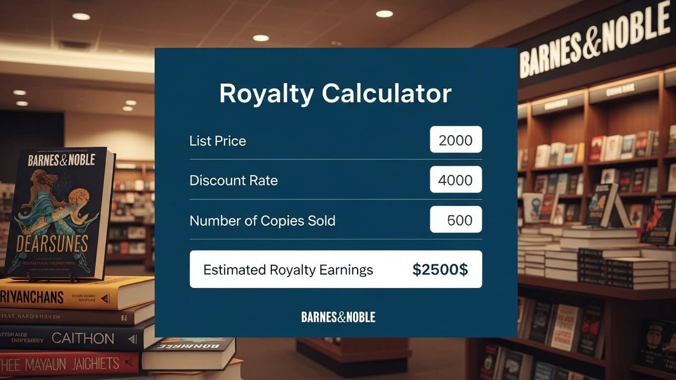 Barnes and Noble Royalty Calculator