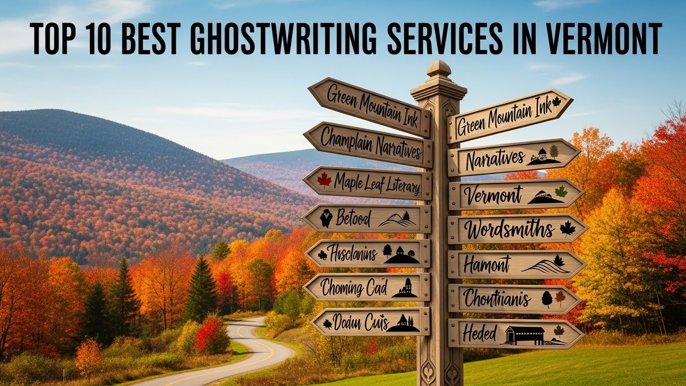 Top 10 Best Ghostwriting Services in Vermont for 2026