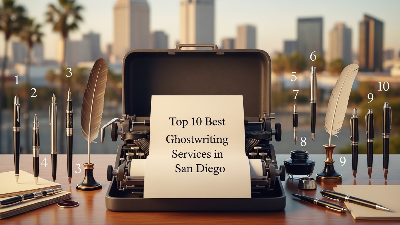 Top 10 Best Ghostwriting Services in San Diego For 2026
