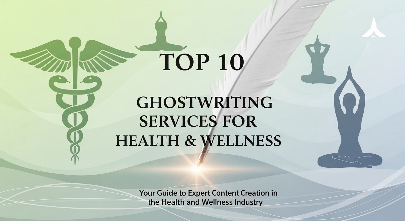Top 10 Ghostwriting Services for Health & Wellness in 2026