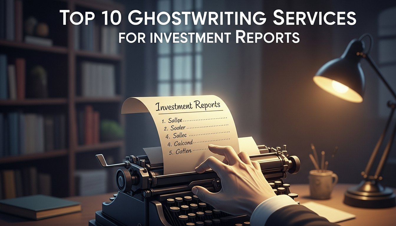 Top 10 Ghostwriting Services for Investment Reports in 2026