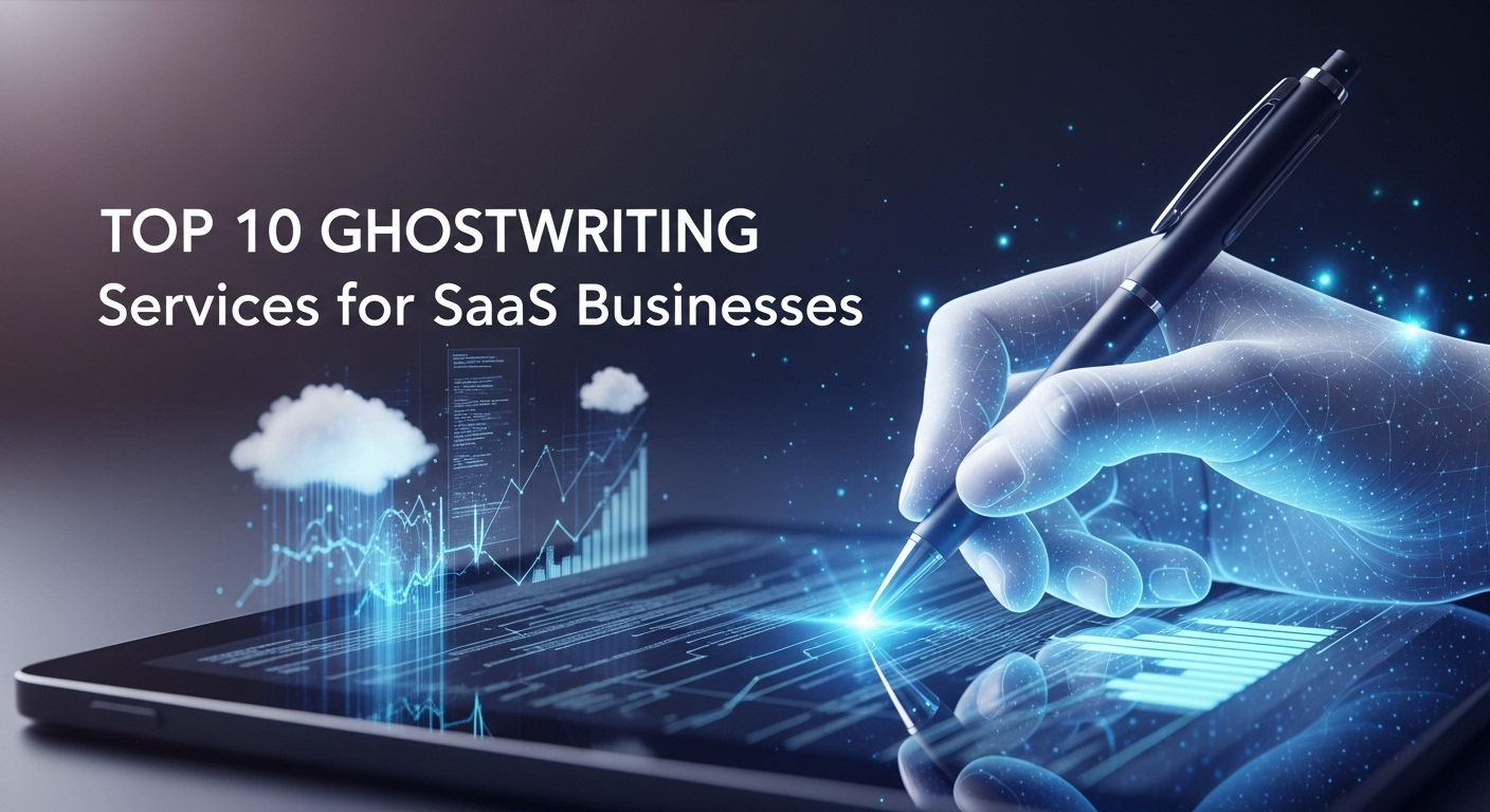 Top 10 Ghostwriting Services for SaaS Businesses in 2026