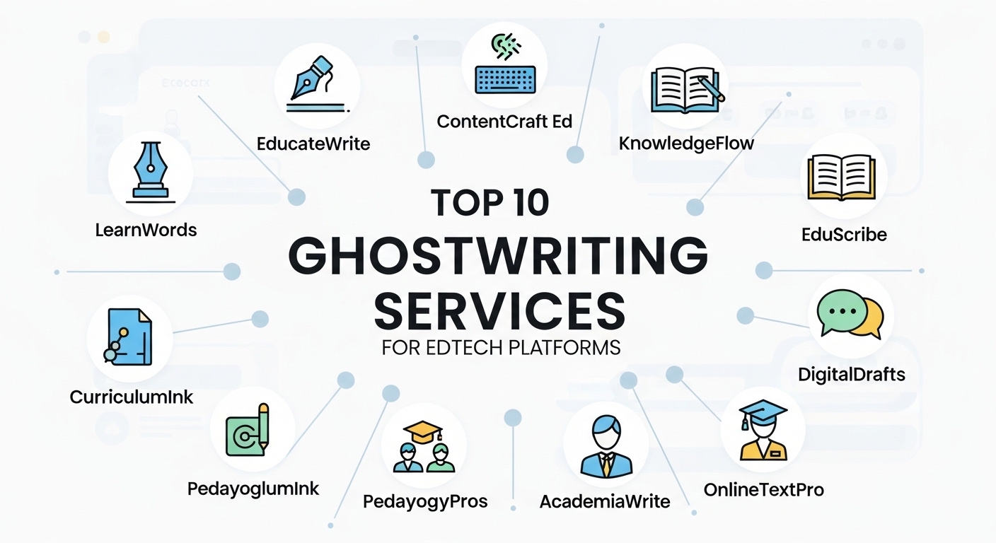 Top 10 Ghostwriting Services for EdTech Platforms in 2026