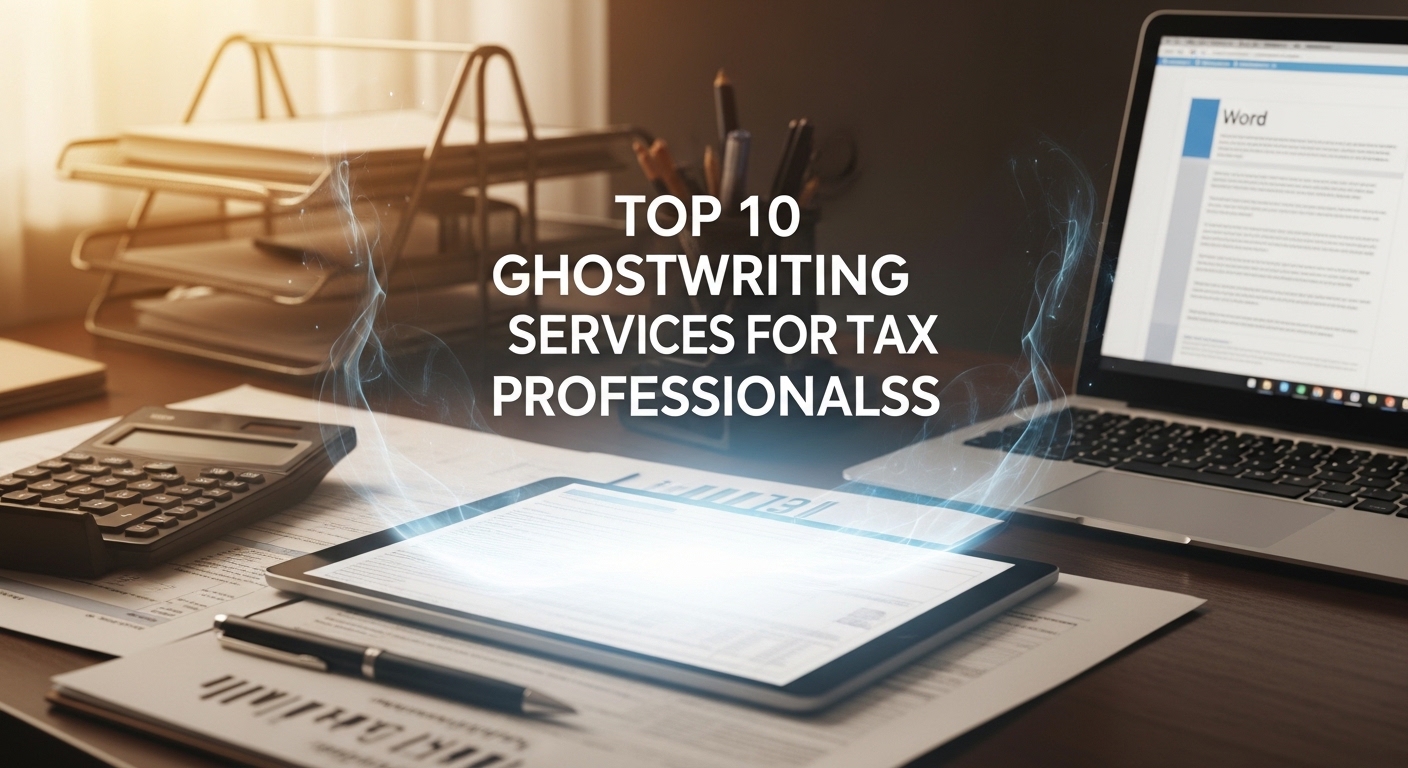 Top 10 Ghostwriting Services for Tax Professionals in 2026