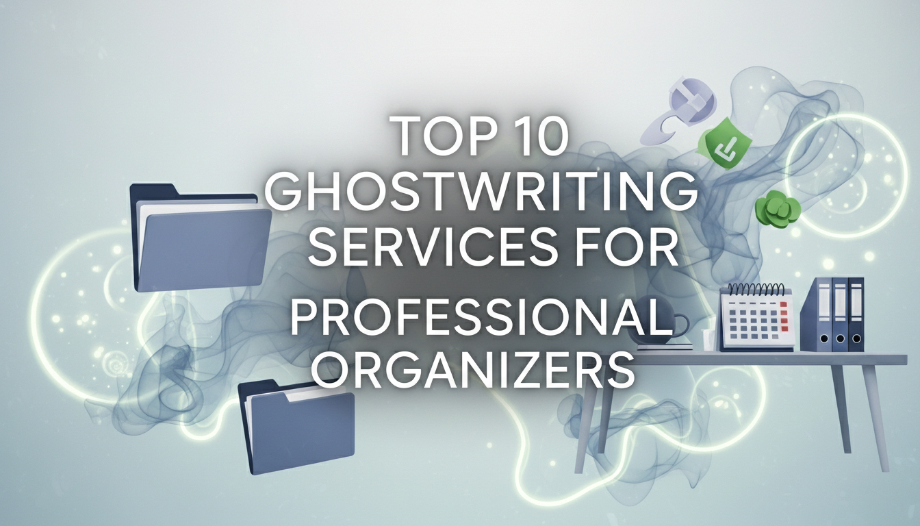 Top 10 Ghostwriting Services for Professional Organizers in 2026