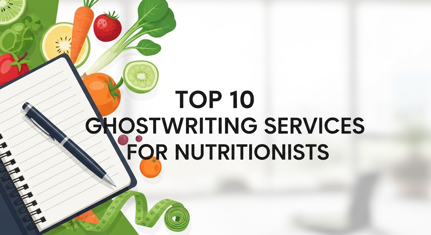 Top 10 Ghostwriting Services for Nutritionists in 2026