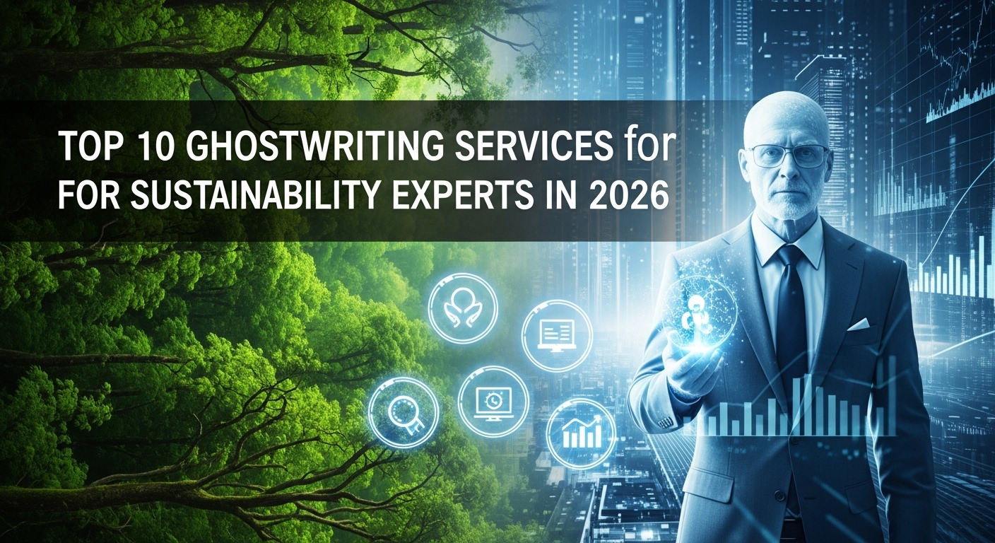 Top 10 Ghostwriting Services for Sustainability Experts in 2026
