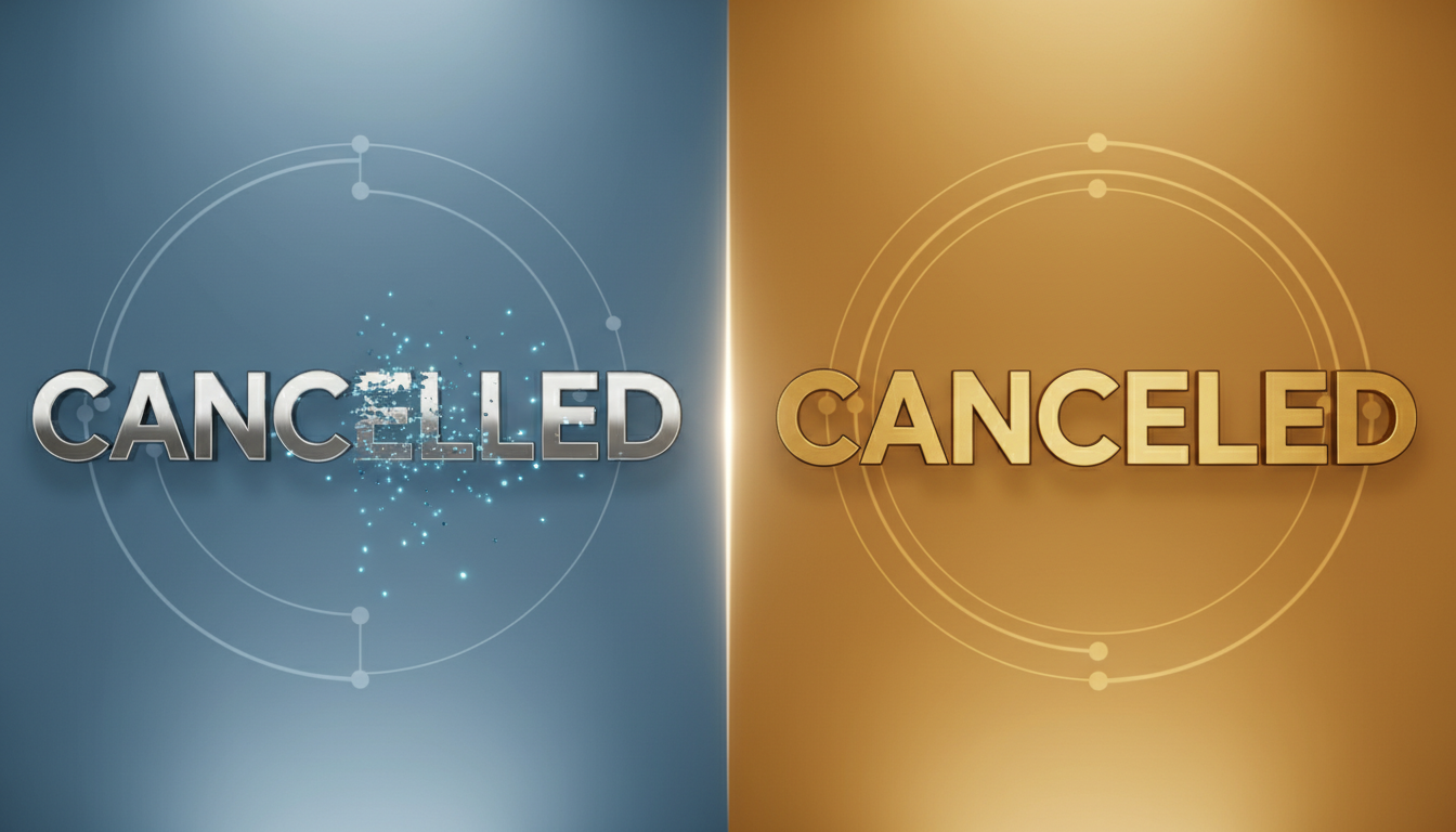 Cancelled or Canceled? Spelling Differences Explained - Ghostwriting LLC