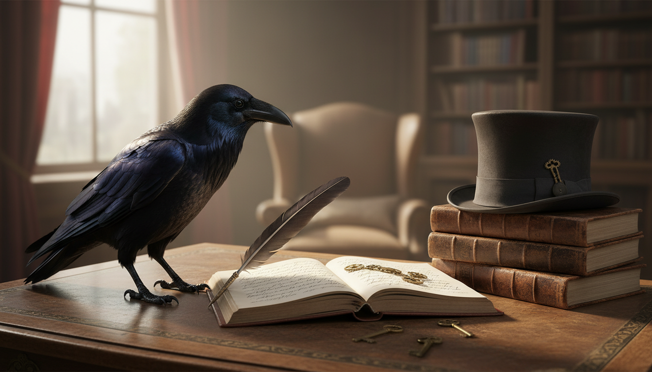 Why Is a Raven Like a Writing Desk? Meaning, Origin, and Explanation ...